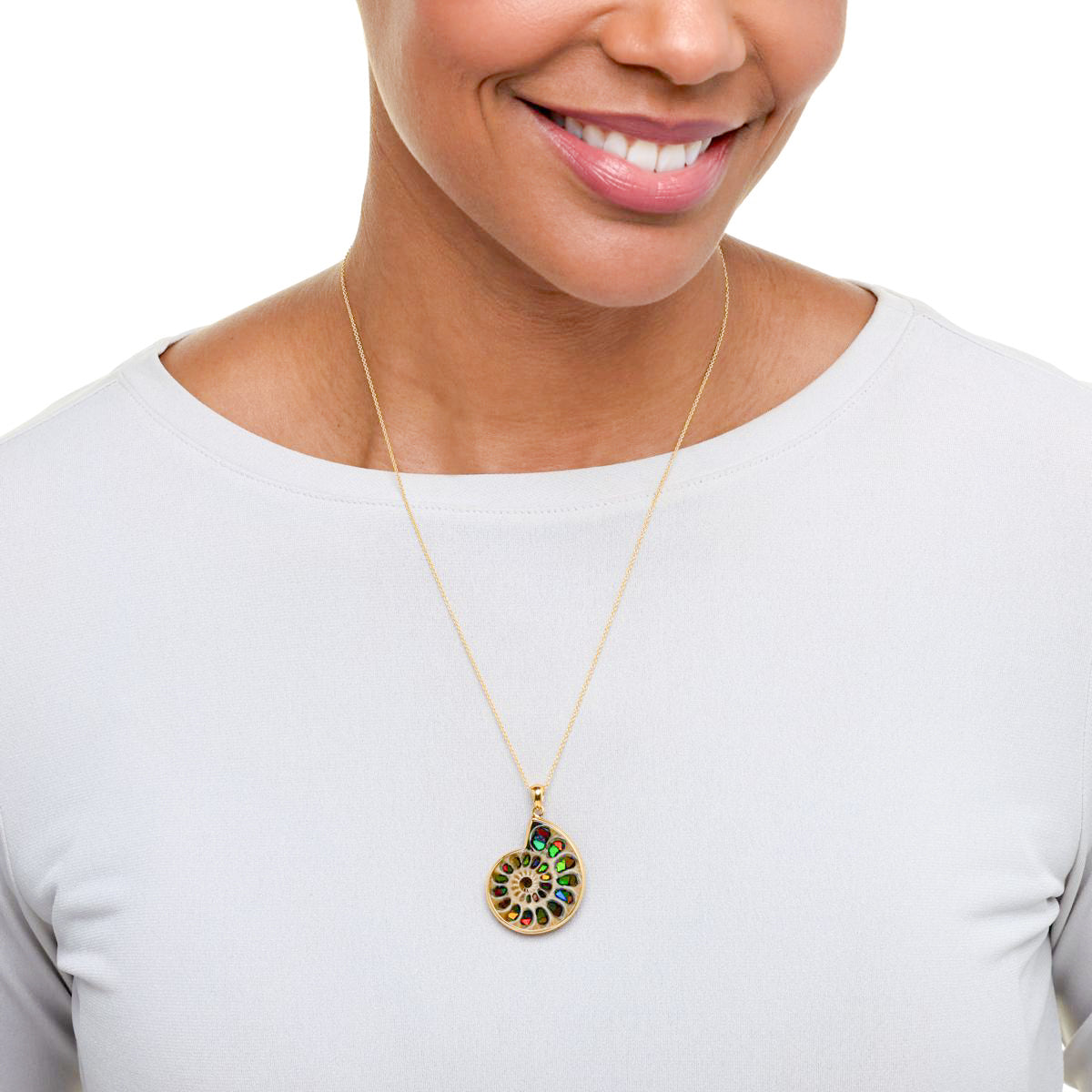 Madagascar Ammonite Pendant