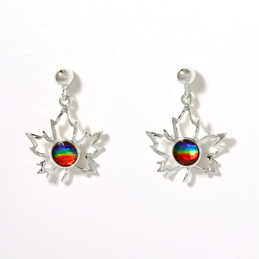 Maple Leaf Drop Earring