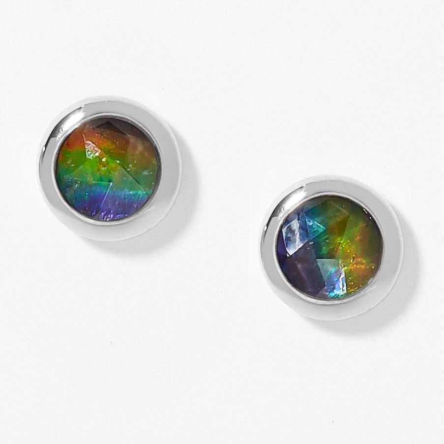 Round Stud Earrings