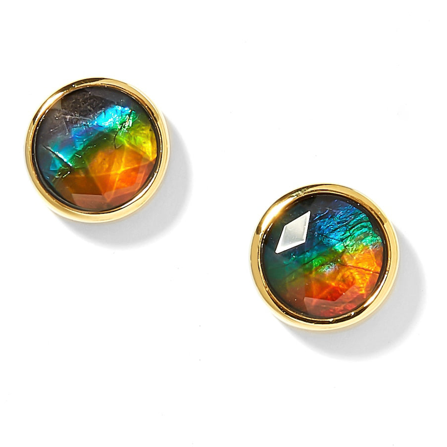 Round Stud Earrings
