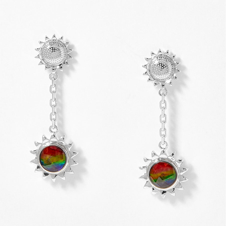 Sunflower Drop Earrings