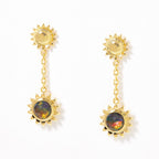 Sunflower Drop Earrings