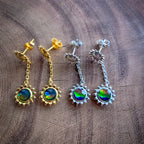 Sunflower Drop Earrings