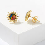 Sunflower Stud Earrings