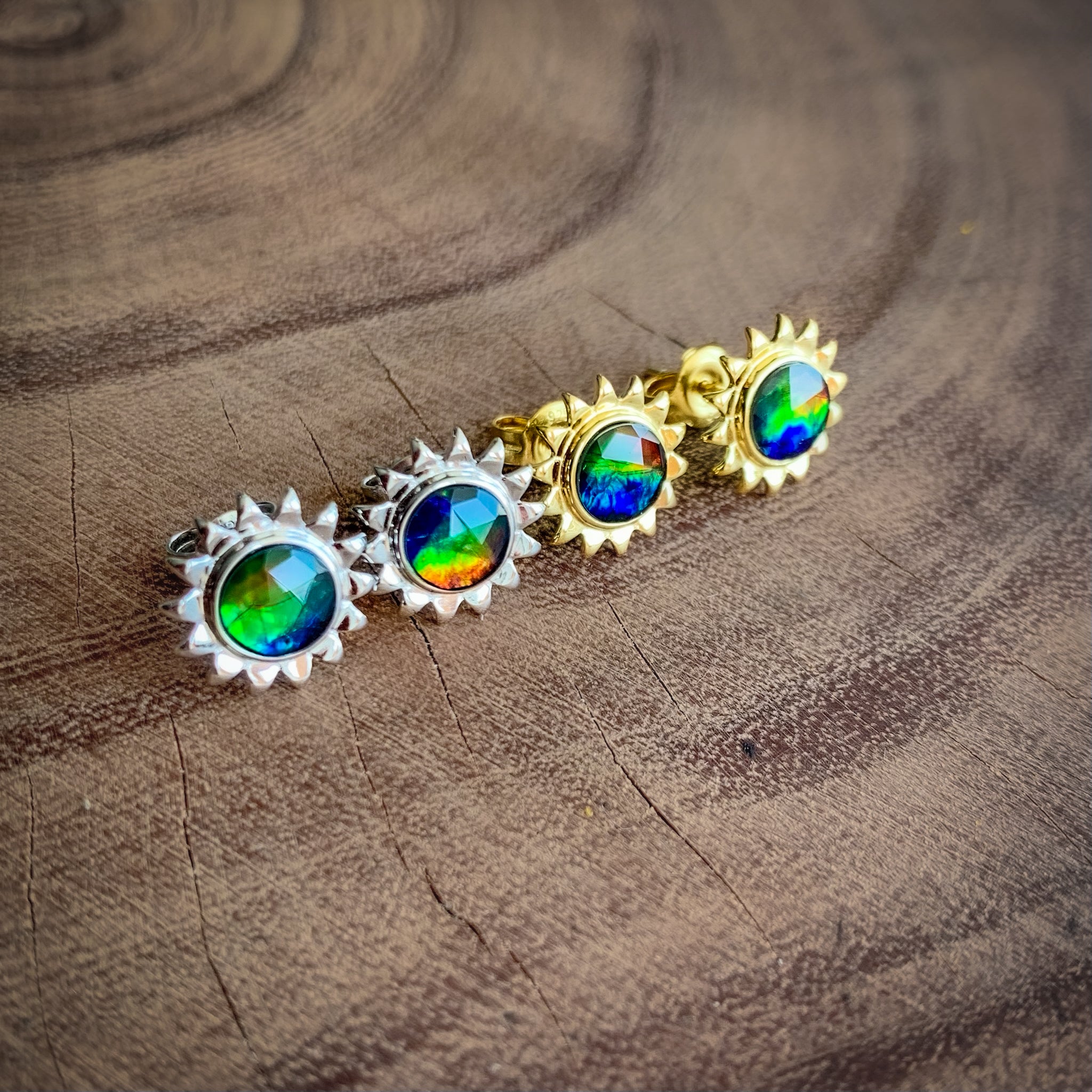 Sunflower Stud Earrings